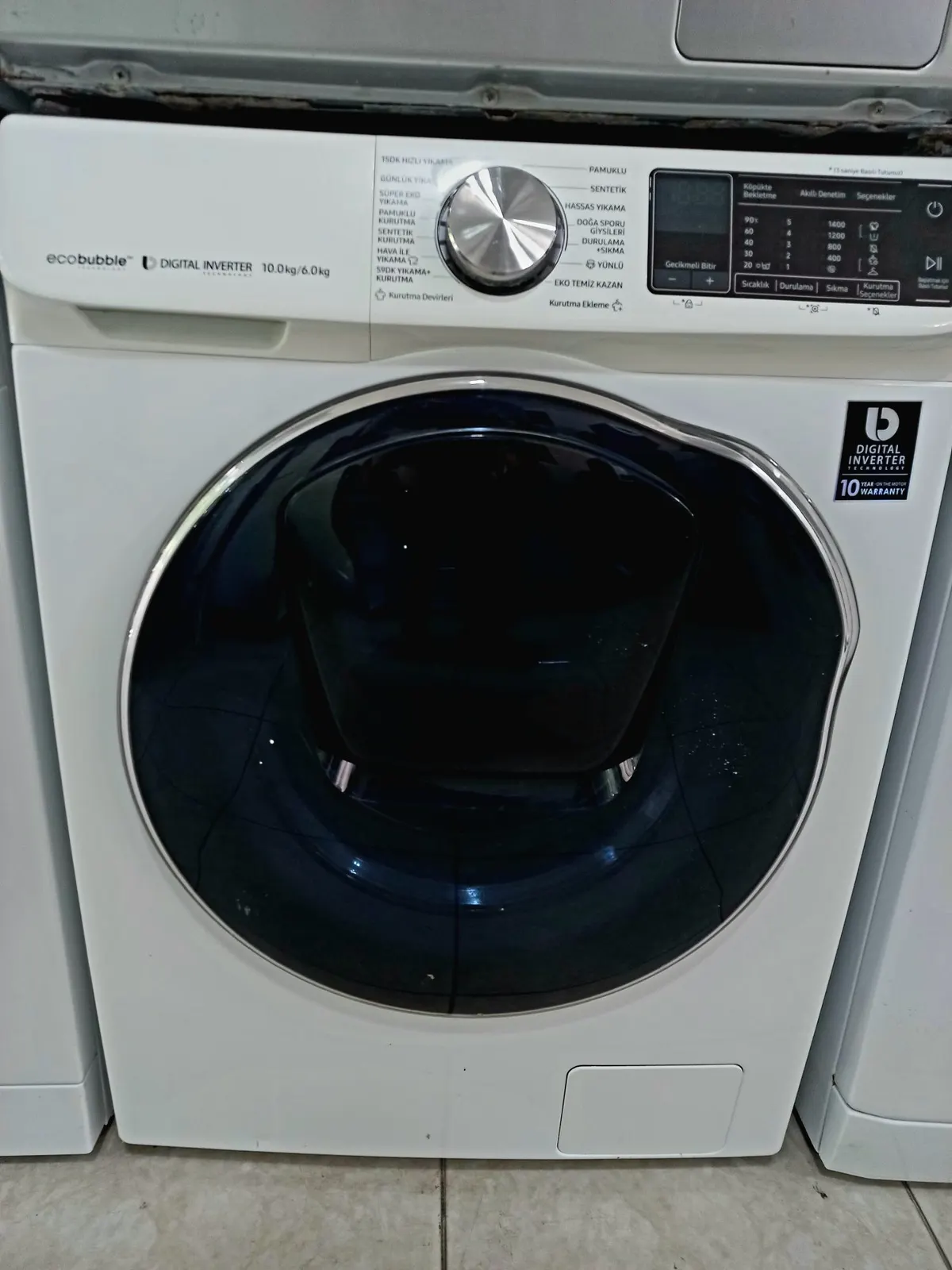 Samsung A+++ 10 kg Yıkama kurutma makinesi